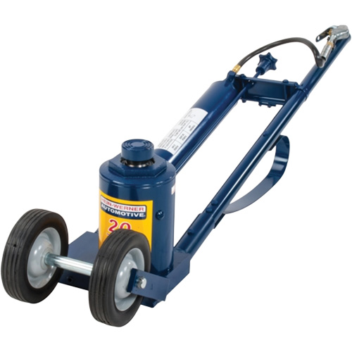 Cric pneumatique pour camion, 20 tonne(s) Capacit&eacute;, 9-1/2" Abaiss&eacute;e, 17-1/2" &eacute;lev&eacute;e, Air comprim&eacute;/hydraulique Southpoint Industrial Supply