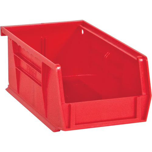 Hook-On Bins, 4" W x 3" H x 7" D, Red, 10 lbs. Capacity Southpoint Industrial Supply