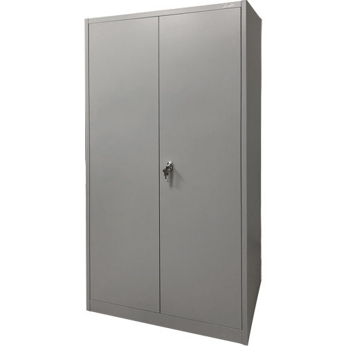 Storage Cabinet, Steel, 4 Shelves, 78" H x 36" W x 24" D, Grey Southpoint Industrial Supply