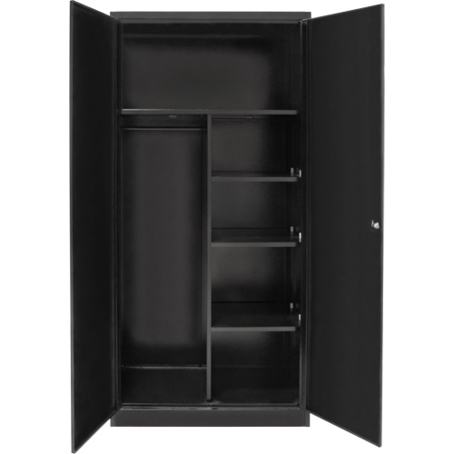 Armoire de rangement combin&eacute;e, 36" la x 18" p x 72" h, Noir Southpoint Industrial Supply