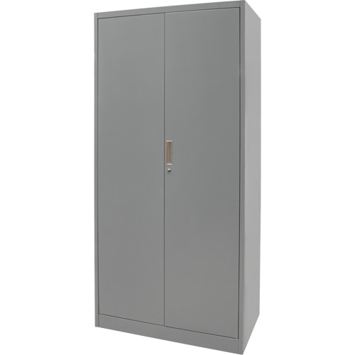 Hi-Boy Storage Cabinet, Steel, 4 Shelves, 72" H x 36" W x 18" D, Grey Southpoint Industrial Supply