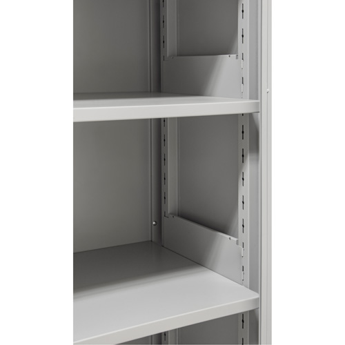 Hi-Boy Storage Cabinet, Steel, 4 Shelves, 72" H x 36" W x 18" D, Grey Southpoint Industrial Supply