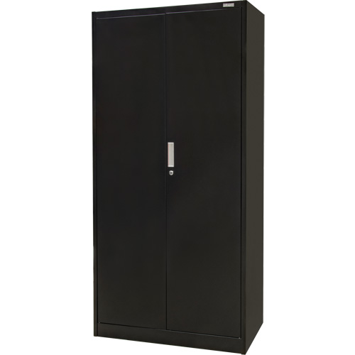 Armoire de rangement Hi-Boy, Acier, 4 Tablettes, 72" h x 36" la x 18" P, Noir Southpoint Industrial Supply