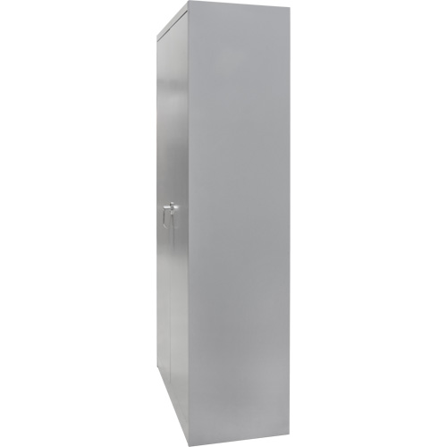 Wardrobe Storage Cabinet, Steel, 36" W x 18" D x 72" H, Grey Southpoint Industrial Supply