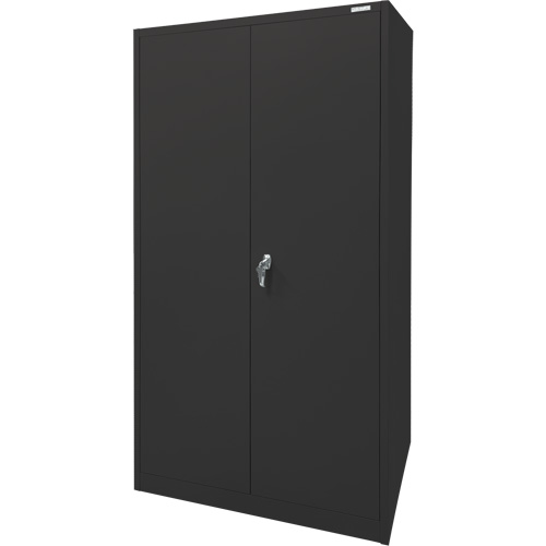 Armoire d'entreposage, Acier, 4 Tablettes, 78" h x 36" la x 24" P, Noir Southpoint Industrial Supply
