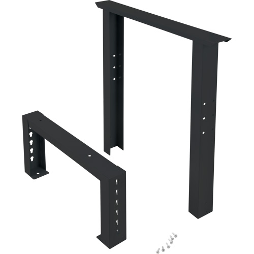 Industrial Duty Leg for Workbench, Steel, 24" D x 34" H, Single Southpoint Industrial Supply