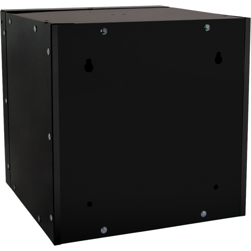Stackable Cube Locker, 12" x 12" x 12", Steel, Black, Knocked Down Southpoint Industrial Supply