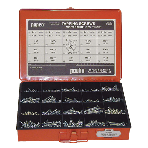 Assortiment de vis de taroudage de douille &agrave; pan Southpoint Industrial Supply