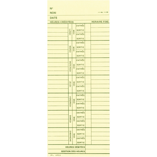 Time Cards Southpoint Industrial Supply