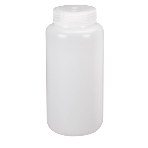 Wide-Mouth Bottles, Round, 8 oz., Plastic Southpoint Industrial Supply