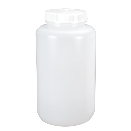 Wide-Mouth Bottles, Round, 1/2 gal., Plastic Southpoint Industrial Supply