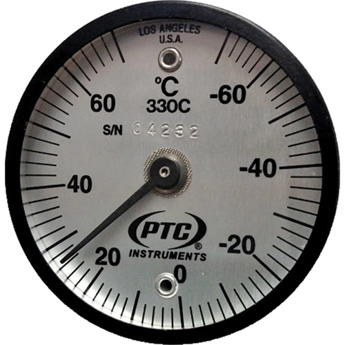 Magnetic Surface Thermometer, Contact, Analogue, -56.7-21.1°F (-70-70°C) Southpoint Industrial Supply