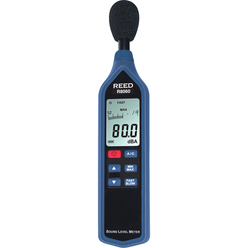 Sound Level Meter with Calibration Certificate, 30 - 90 dB/50 - 110 dB/70 - 130 dB Measuring Range Southpoint Industrial Supply