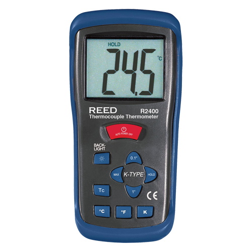 Thermom&egrave;tre &agrave; thermocouple avec certificat de calibration, Contact, Num&eacute;rique, -58-2000°F (-50-1300°C) Southpoint Industrial Supply