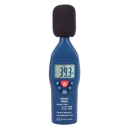 Sound Level Meter with Calibration Certificate, 30 - 100 dB/60 - 135 dB Measuring Range Southpoint Industrial Supply