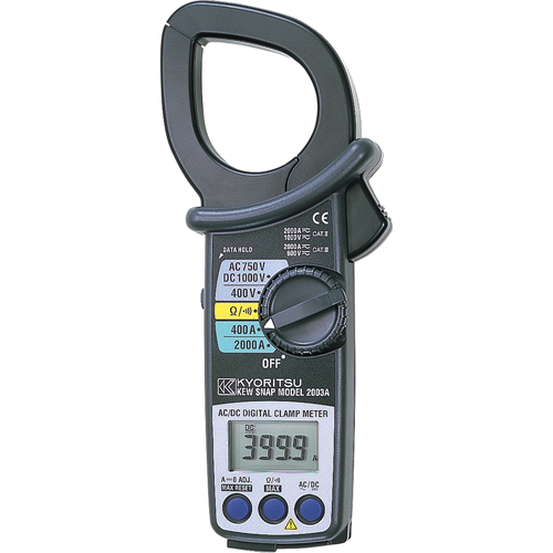 AC/DC Clamp Meter with Large Diameter Jaws, AC/DC Voltage, AC/DC Current Southpoint Industrial Supply
