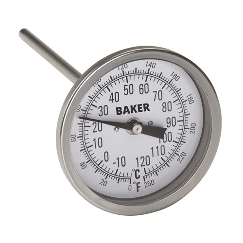 Bi-Metal Thermometers, Contact, Analogue, 0-250°F (-20-120°C) Southpoint Industrial Supply