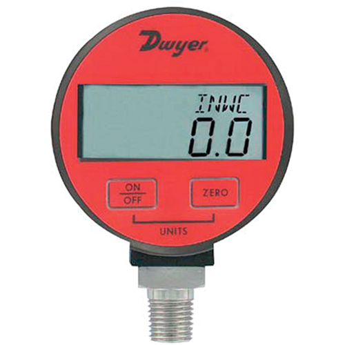 Pressure Gauge, 2-31/50" , 300 psi, Bottom Mount, Digital Southpoint Industrial Supply