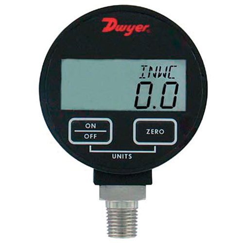 Pressure Gauge, 2-31/50" , 200 psi, Bottom Mount, Digital Southpoint Industrial Supply