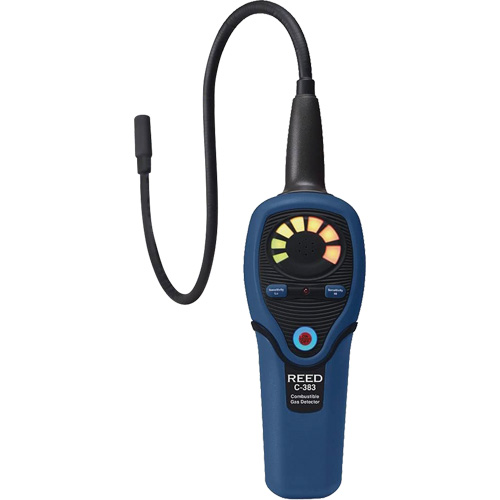 Combustible Gas Leak Detector, 5.0 ppm, Display & Sound Alert Southpoint Industrial Supply