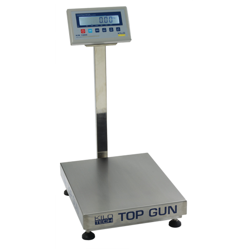 Top Gun Electronic Platform Scales, 18" L x 12" W, 150 lbs. Capacity Southpoint Industrial Supply