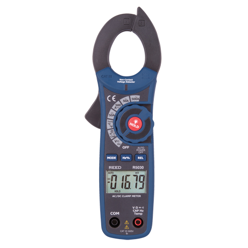 True RMS AC/DC Clamp Meter with Calibration Certificate, AC/DC Voltage, AC/DC Current Southpoint Industrial Supply