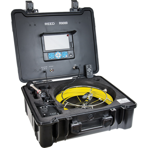 Pipe Video Inspection System, 7" Display, 23 mm (0.9") Camera Head Southpoint Industrial Supply