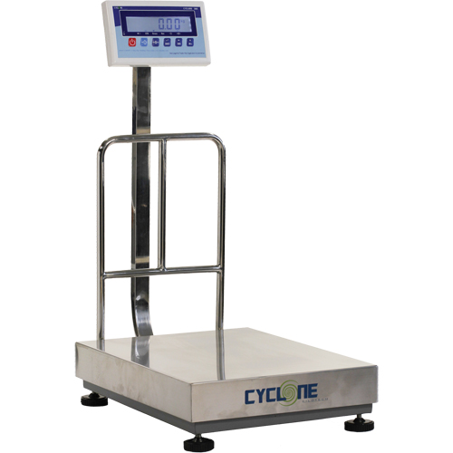 Balance &agrave; plateforme et d'&eacute;tabli Cyclone 300, Capacit&eacute; de 600 lb / 300 kg, 17-3/4" lo x 23-3/5" la Southpoint Industrial Supply
