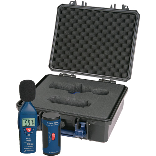 Sound Level Meter and Calibrator Kit, 30 - 130 dB Measuring Range Southpoint Industrial Supply