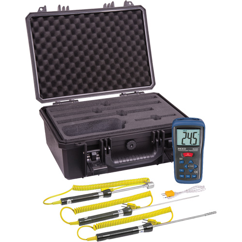 Ensemble de thermom&egrave;tre &agrave; thermocouple, Contact, Num&eacute;rique, -58-2000°F (-50-1300°C) Southpoint Industrial Supply