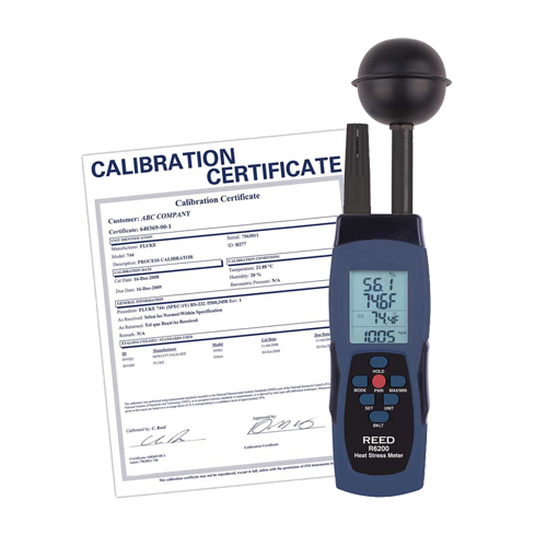 Wet-Bulb Globe Temperature (WBGT) Heat Stress Meter (includes ISO Certificate) Southpoint Industrial Supply