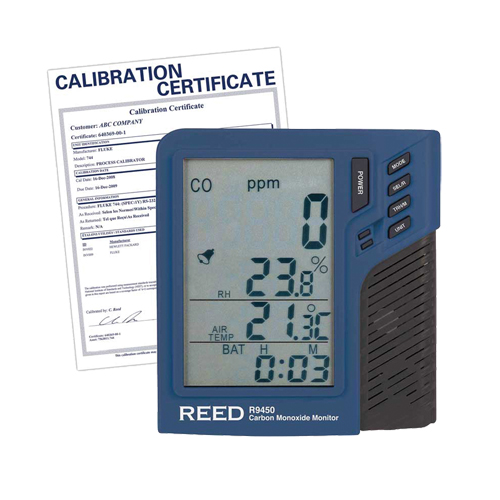 Carbon Monoxide Monitor with Temperature & Humidity with Calibration Certificate Southpoint Industrial Supply