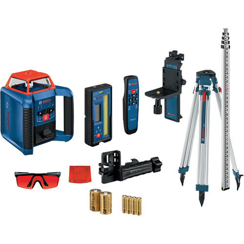 Revolve2000 Self-Leveling Horizontal/Vertical Rotary Laser Kit, 2000' (609.6 m), 670 Nm Southpoint Industrial Supply