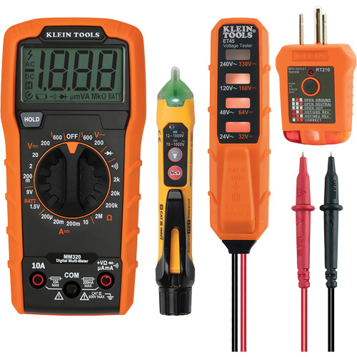 Trousse dessai &eacute;lectrique avec multim&egrave;tre num&eacute;rique Southpoint Industrial Supply