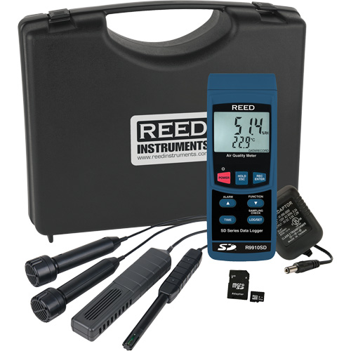 Trousse d'analyseur de la qualit&eacute; de l'air int&eacute;rieur avec enregistrement de donn&eacute;es Southpoint Industrial Supply