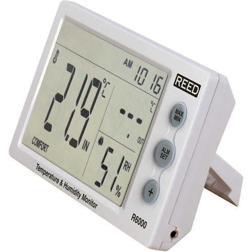 Temperature & Humidity Monitor, 20% - 95% RH Southpoint Industrial Supply