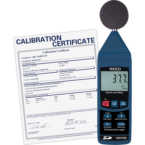 Data Logging Sound Level Meter with ISO Certificate Southpoint Industrial Supply