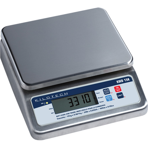 Bench Weighing Scale, 15 Kg Cap., 1 g Graduations Southpoint Industrial Supply