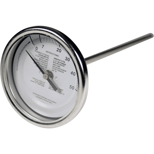 5" Maple Syrup Stem Thermometer, Contact, Analogue Southpoint Industrial Supply