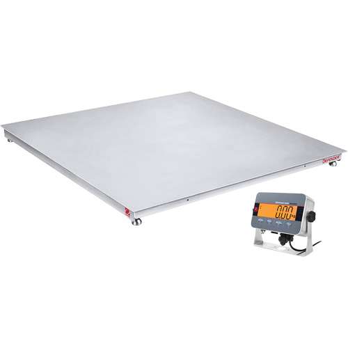 DEFENDER 3000 Washdown Floor Scale, 5000 lbs. Capacity, 48" W x 48" L Southpoint Industrial Supply