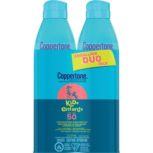 Kids Water Resistant Sunscreen, SPF 50, Aerosol Southpoint Industrial Supply