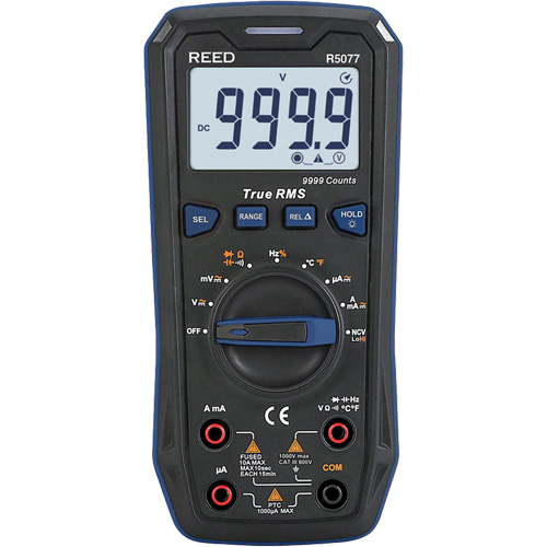 True RMS 1000V Digital Multimeter, AC/DC Voltage, AC/DC Current Southpoint Industrial Supply
