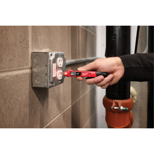 Dual Range Non-Contact Voltage Detector with LED, 12 V - 49 V/50 V - 1000 V, Display & Sound Alert Southpoint Industrial Supply