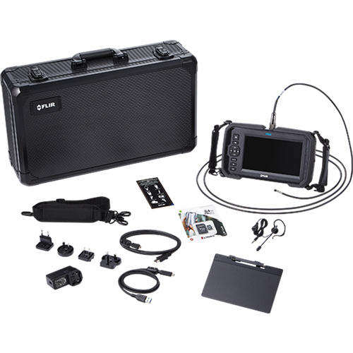 Ensemble de vid&eacute;oscope haute performance avec cam&eacute;ra HD double & longue sonde, 1280" lo x 720" la Affichage, 1024 x 600 pixels, 4,9 mm (0,19") T&ecirc;te de cam&eacute;ra Southpoint Industrial Supply