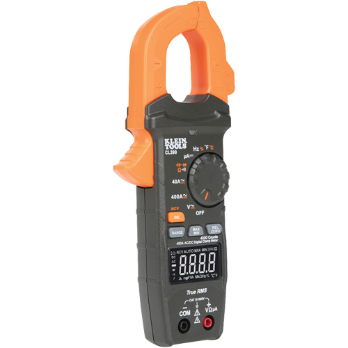 Pince multim&egrave;tre num&eacute;rique TRMS &agrave; s&eacute;lection automatique de gamme, 400 A, Tension c.a./c.c., Courant c.a. Southpoint Industrial Supply