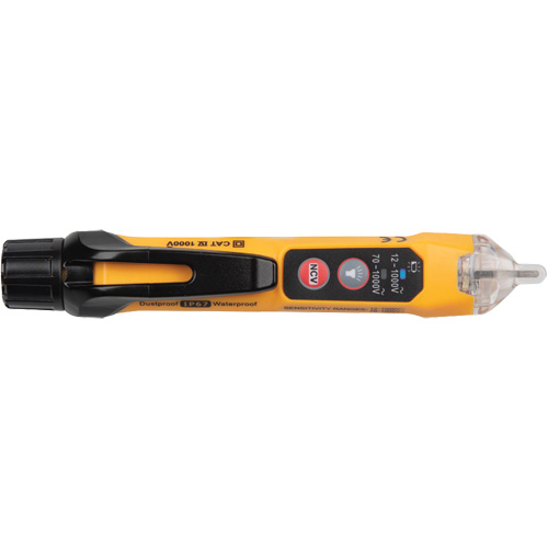 Dual Range Non-Contact Voltage Tester with Flashlight, 12 VAC - 1000 VAC/70 VAC - 1000 VAC, Light & Sound Alert Southpoint Industrial Supply