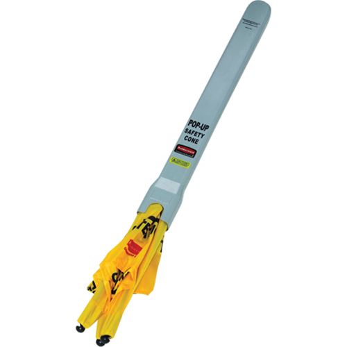 Pop-Up Safety Cone, Trilingual With Pictogram Southpoint Industrial Supply