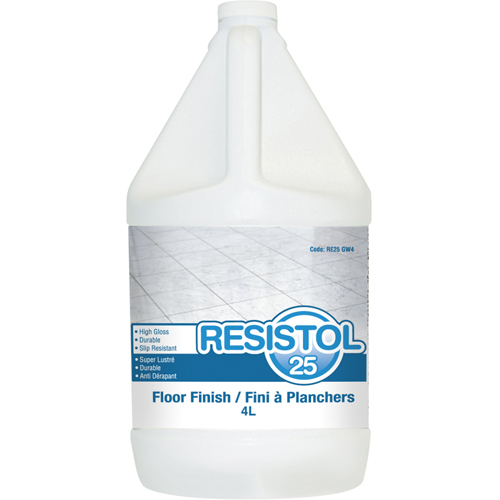 Resistol 25 Floor Finishes, 4 L, Jug Southpoint Industrial Supply