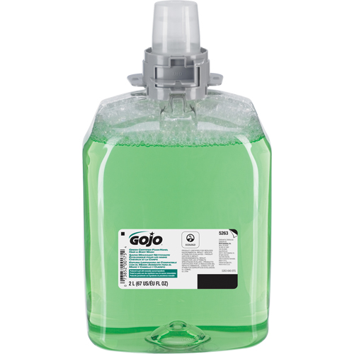 Savon pour les mains, les cheveux et le corps certifi&eacute; vert FMX-12, Mousse, 1250 ml, Parfum&eacute; Southpoint Industrial Supply
