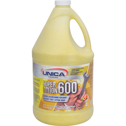 Savon antiseptique Super 600, Pierre ponce, 4 L, Bouteille, P&ecirc;che Southpoint Industrial Supply